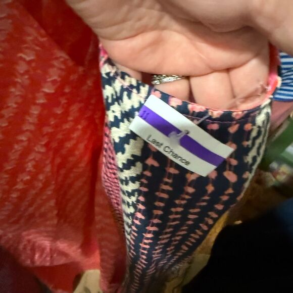 NIC+ZOE Spotty Stripes Dress Sleeveless Maxi Size L - Picture 10 of 13